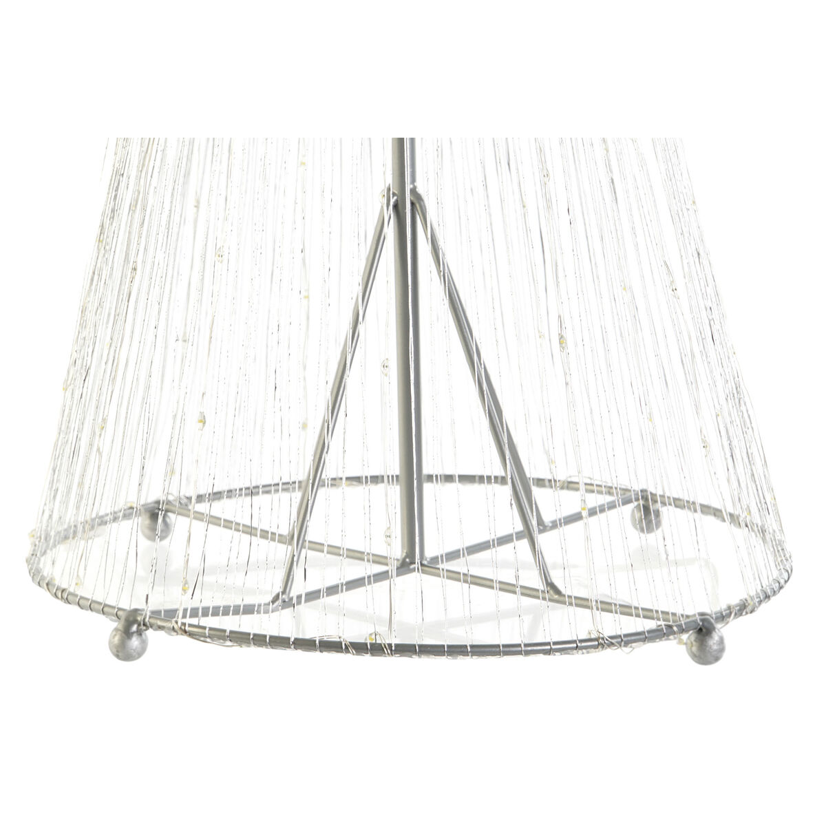 Juletre DKD Home Decor Sølv Metall 25 x 25 x 60 cm